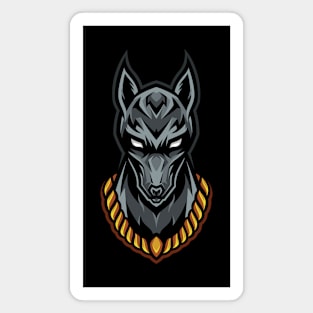 black anubis Magnet